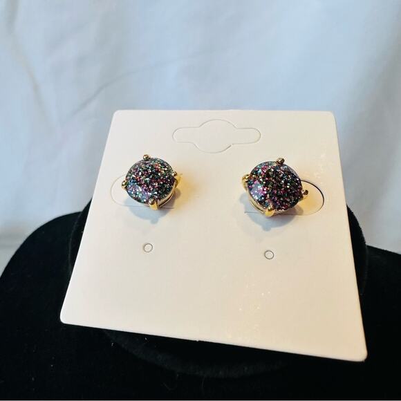 Kate spade - Small Multi-glitter Round gumdrop earrings - Picture 3 of 5